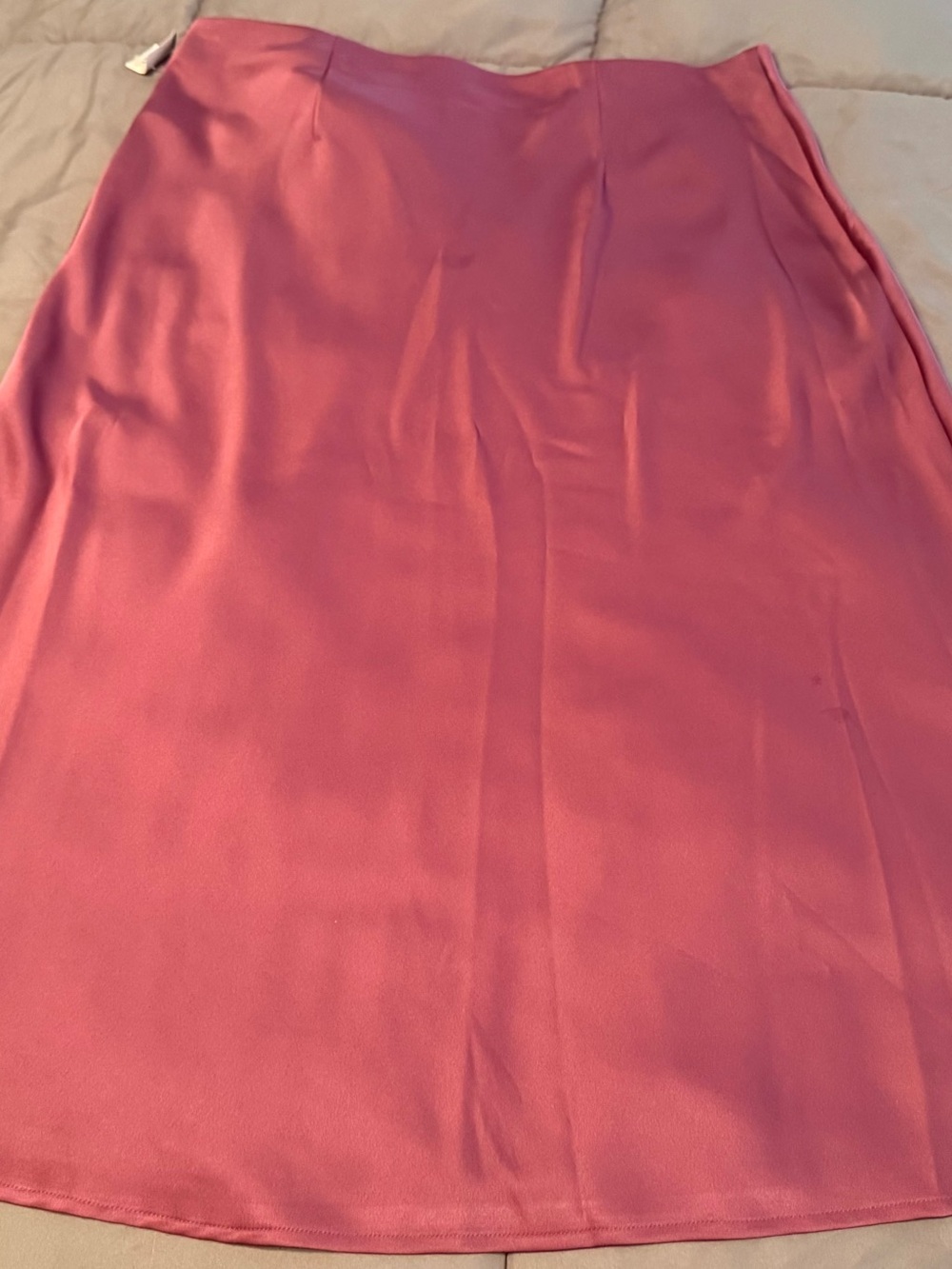 Worthington Coral-Pink Midi A-Line Skirt